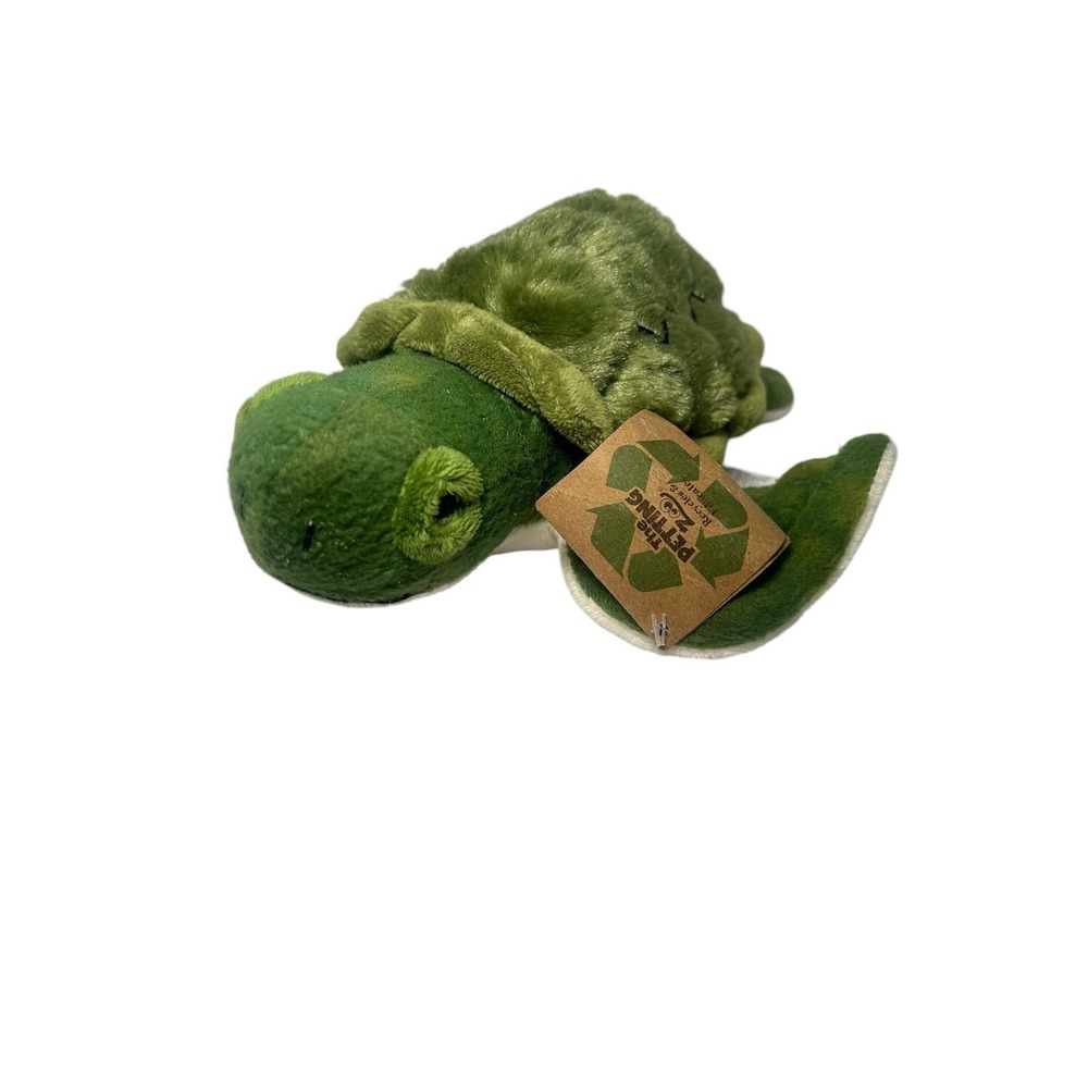Seaworld Green Sea Turtle Realistic Stuffed Animal Plush 10"